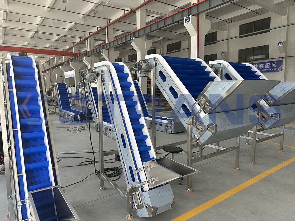 chined modular conveyor