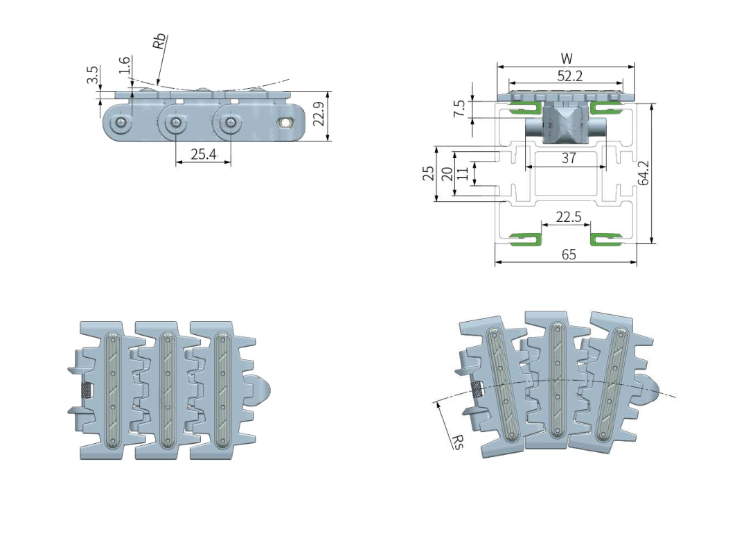 flexible chain conveyor