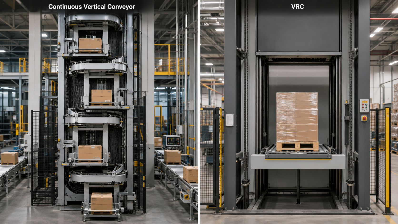 Continuous Vertical Conveyor vs VRC: Which Is Right for Your Application?