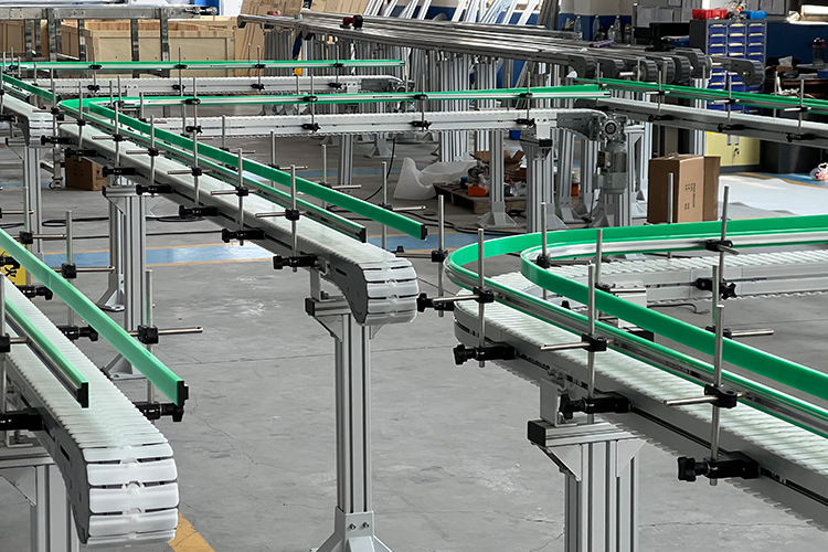 Flexible chain conveyor