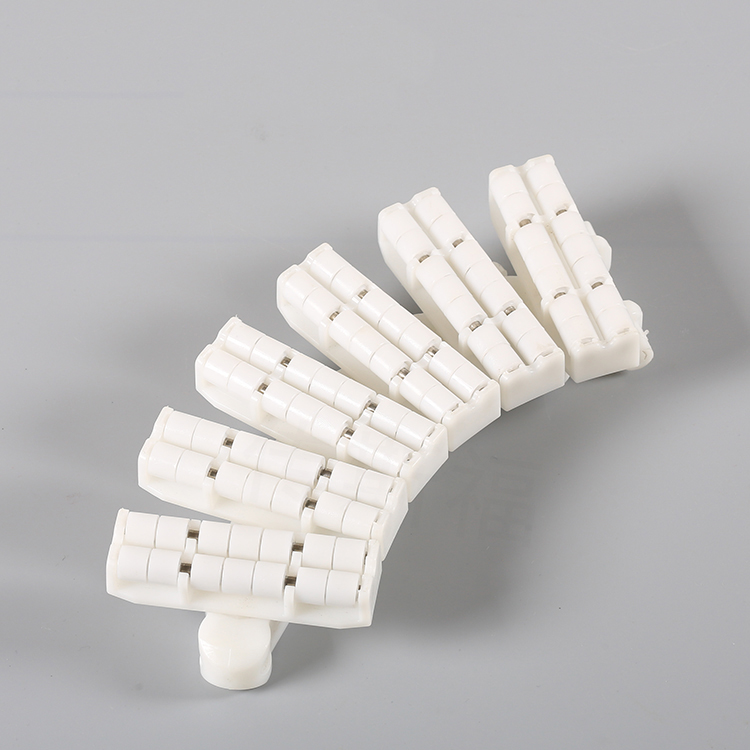 flexible conveyor chain with roller