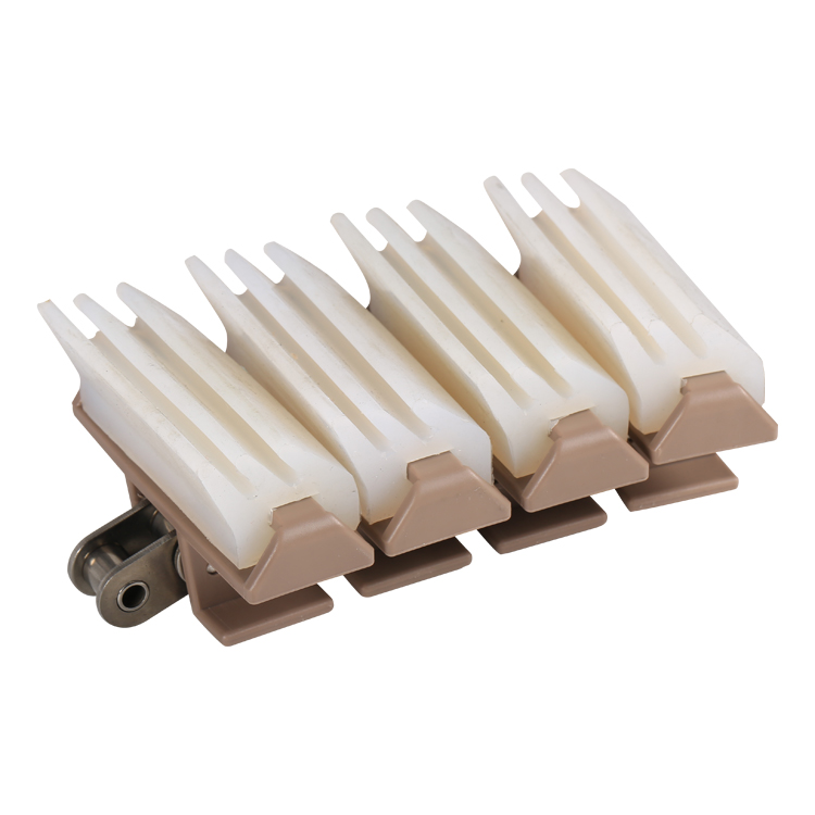 1873-G3 Plastic Gripper Chain with White Claws for Bottle Conveyor