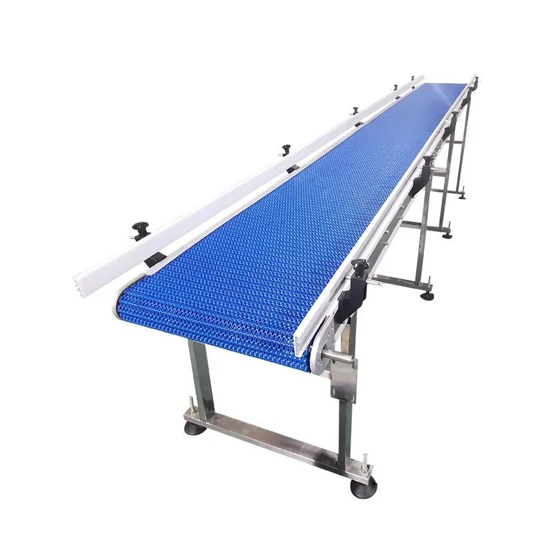 Straight running plastic modular belt conveyor
